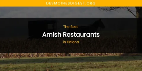 Kalona's Best Amish Restaurants