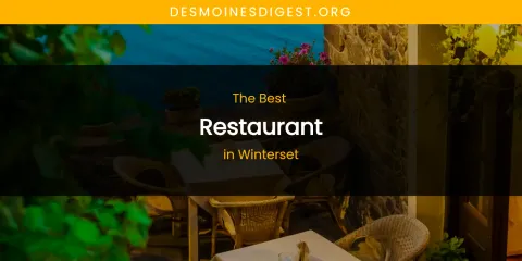 Winterset's Best Restaurant